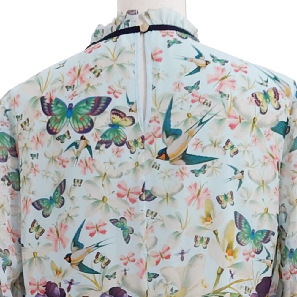 Ted Baker London Floral Dress - Purple and Blue - Picture 8 of 13